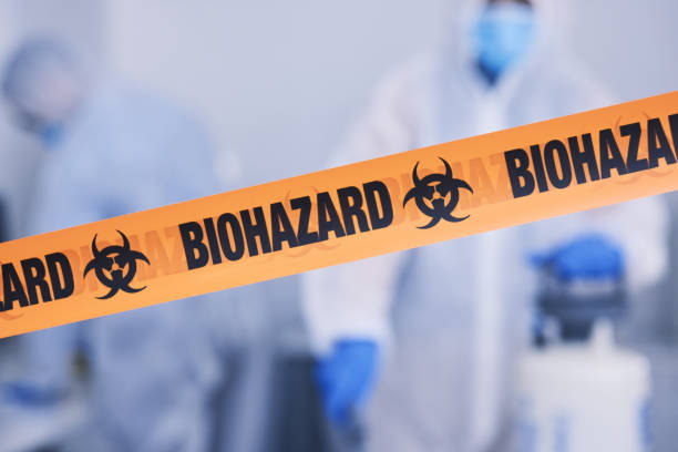 Professional Biohazard Cleanup technician working in Corpus Christi, TX
